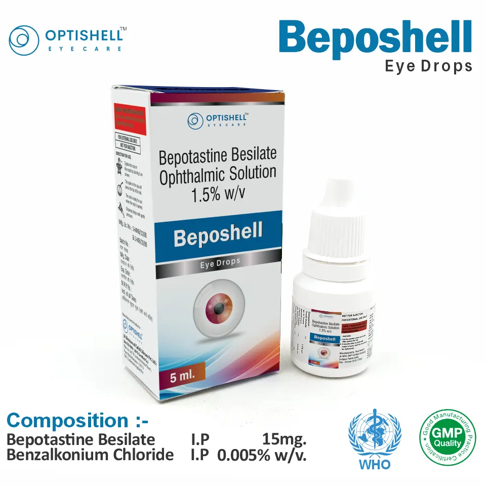 Bepotastine eye drop for itching